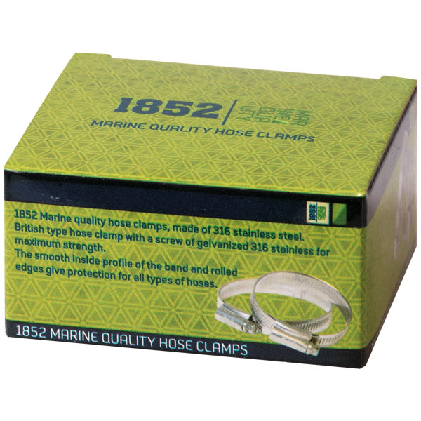 1852 Spændebånd AISI 316 British type 11-16mm 10stk