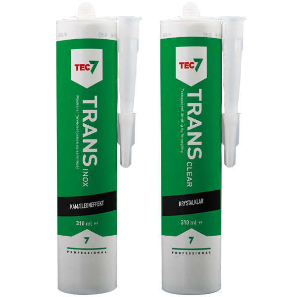 Tec7 trans - limer fuger forsegler 310ml patron klar