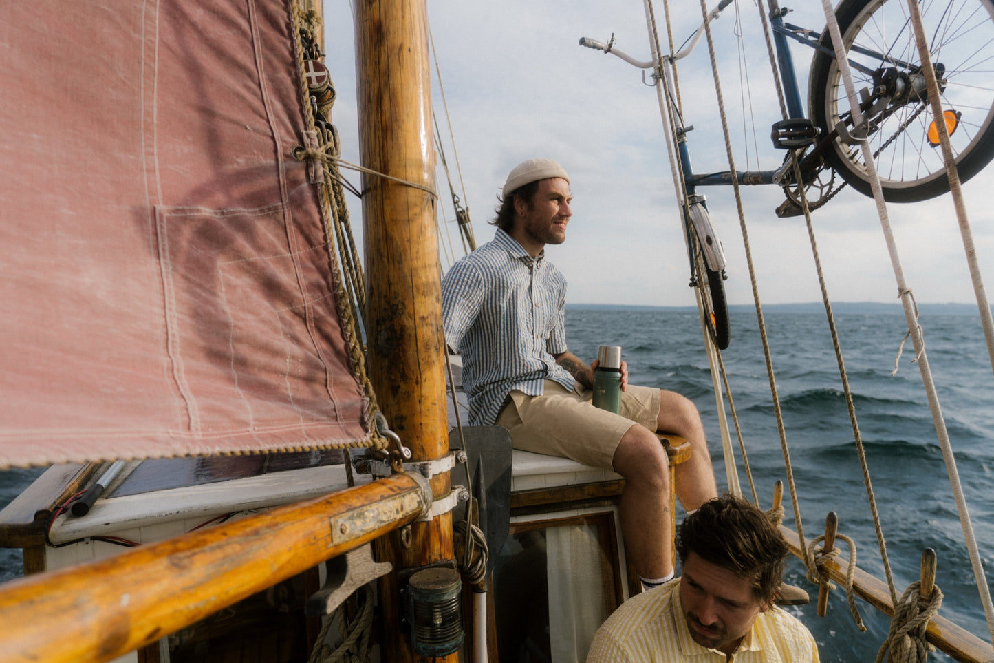 Lakor Seer Sucker Kortærmet Skjorte - Økologisk Bomuld Sommerskjorte