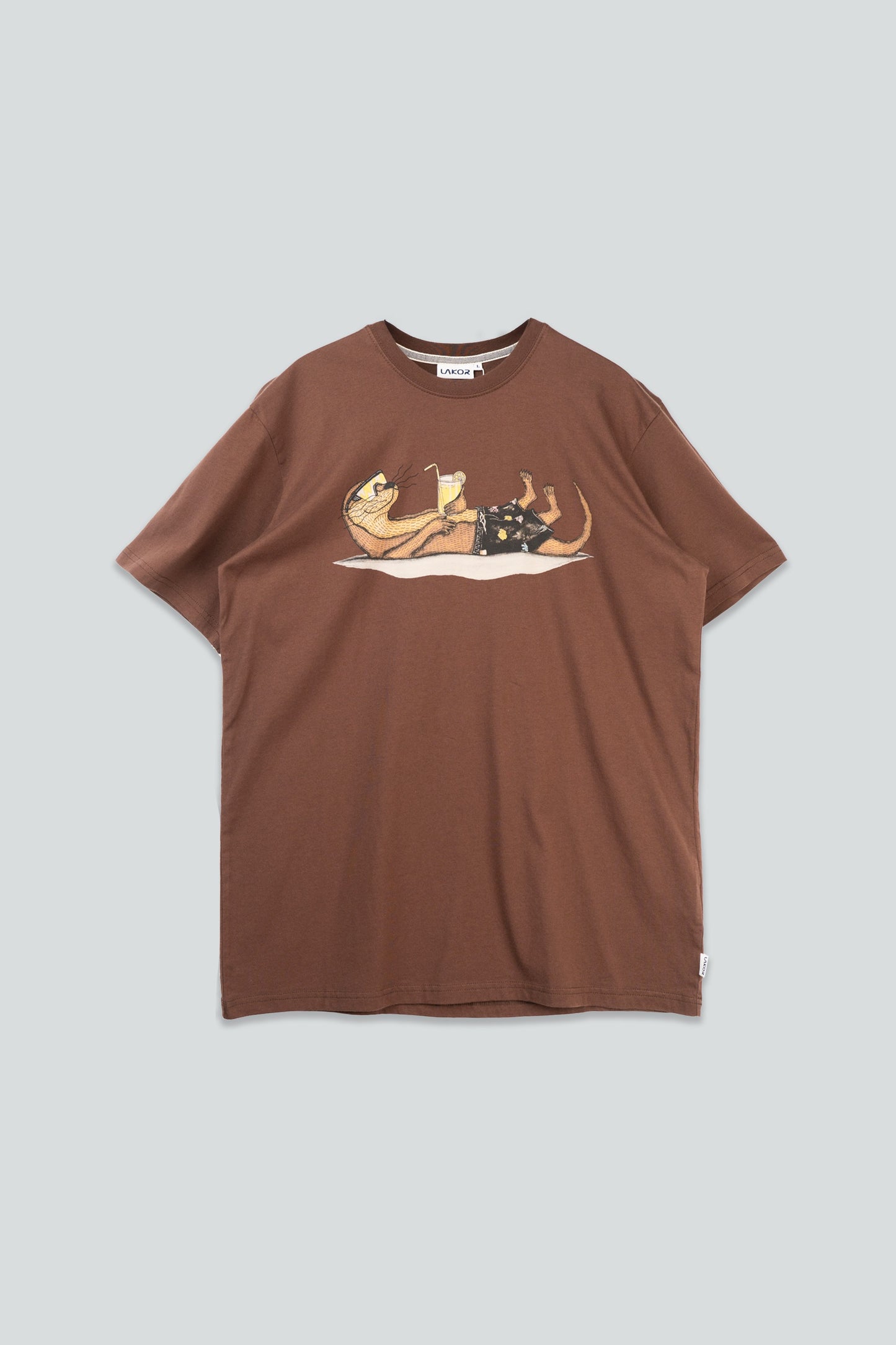 Lakor An Otter Vacation T-Shirt - Sjov Odder Maritim T-Shirt
