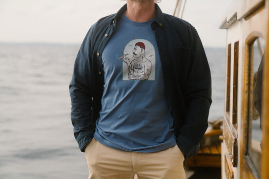 Lakor No Smoking T-Shirt - Sjov Sømand Maritim T-Shirt