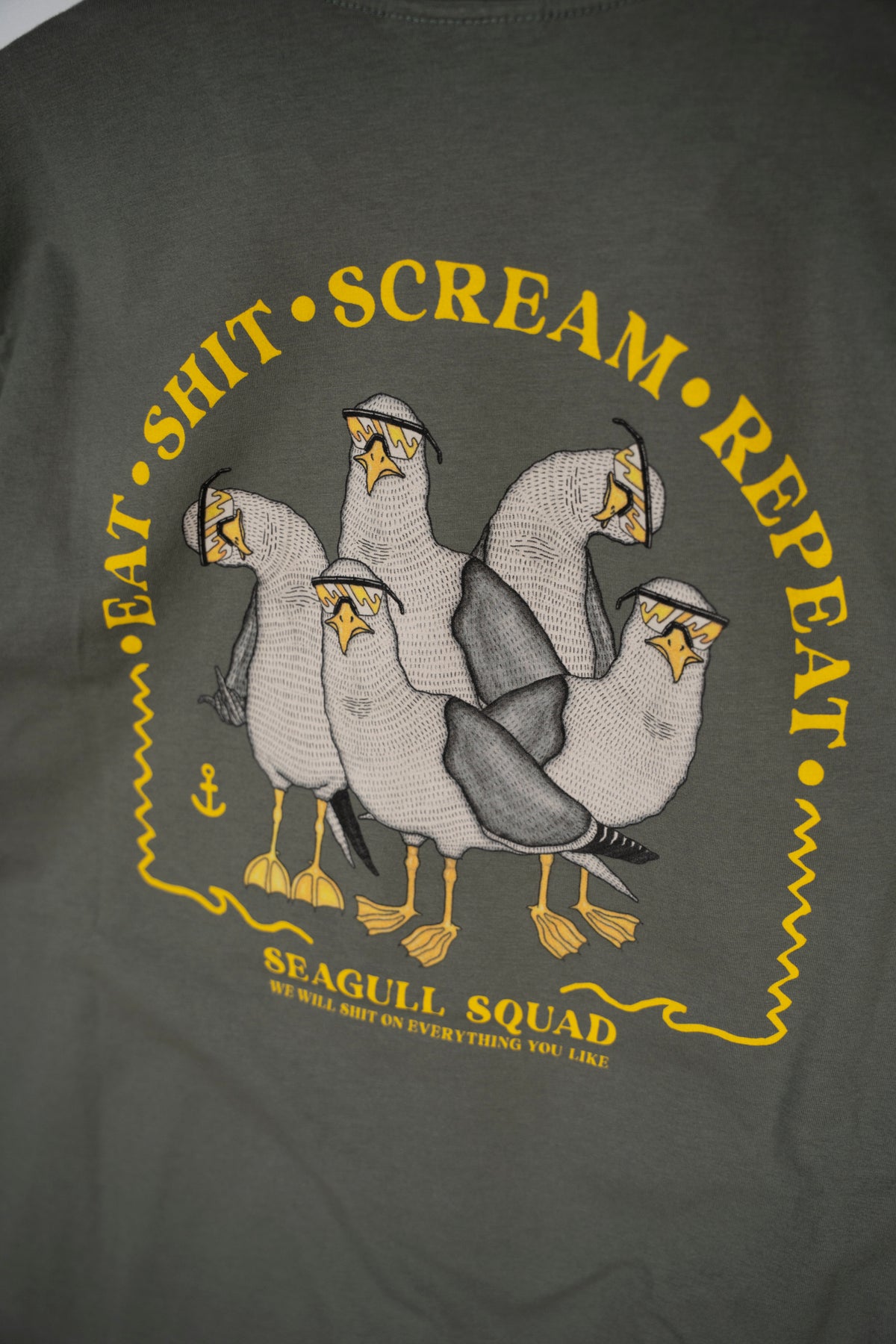 Lakor Mågeholdet tilbage T-shirt