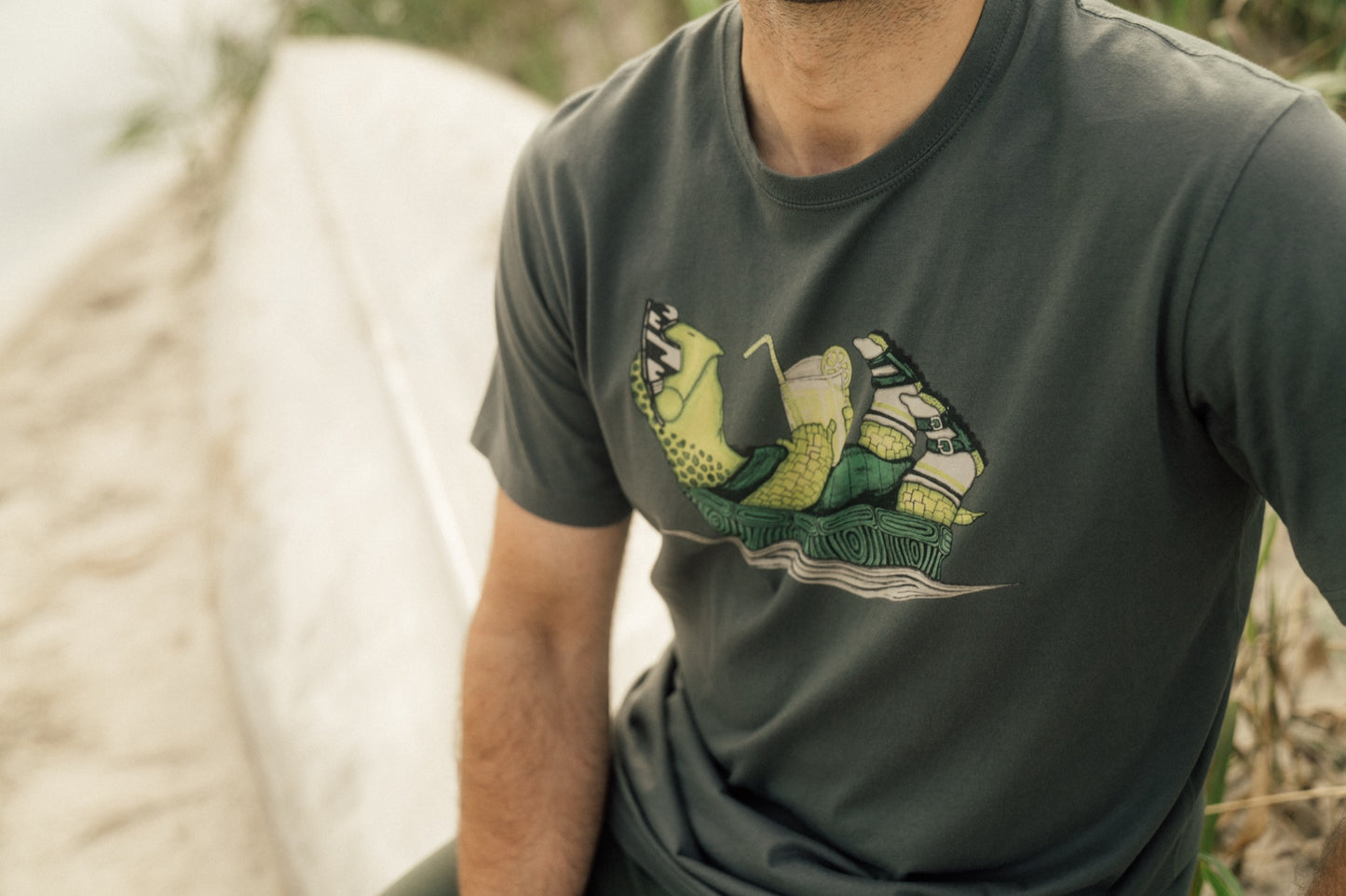 Lakor Slow Flow T-Shirt - Afslappet Maritim T-Shirt til Sejlere