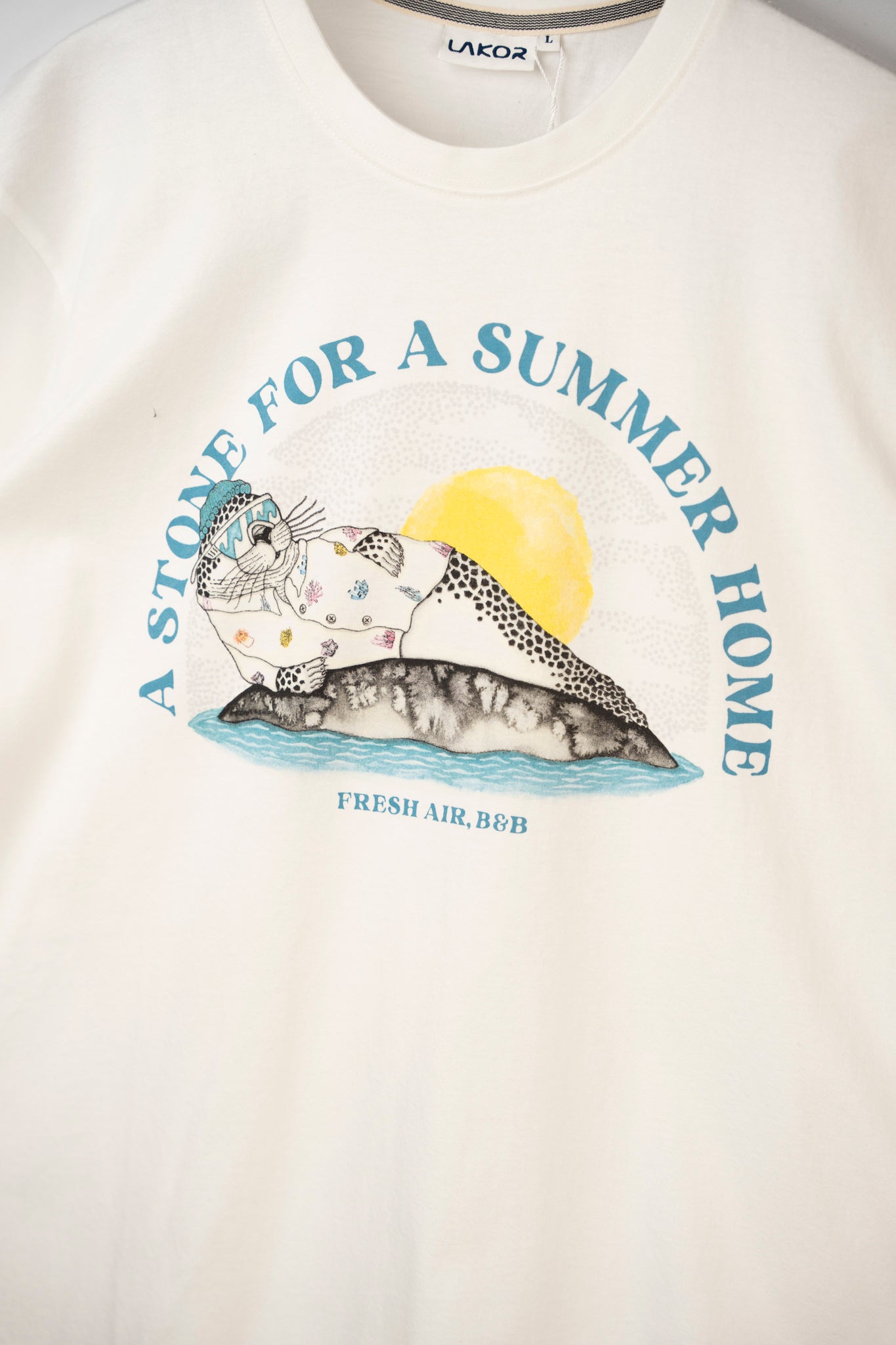 Lakor Vacation Stone T-Shirt - Sjov Sæl Maritim T-Shirt
