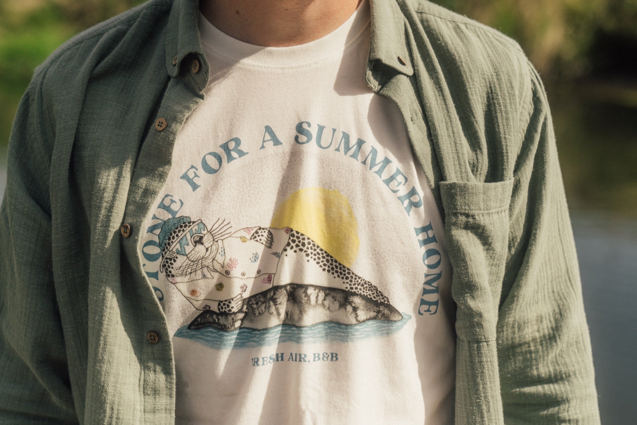 Lakor Vacation Stone T-Shirt - Sjov Sæl Maritim T-Shirt
