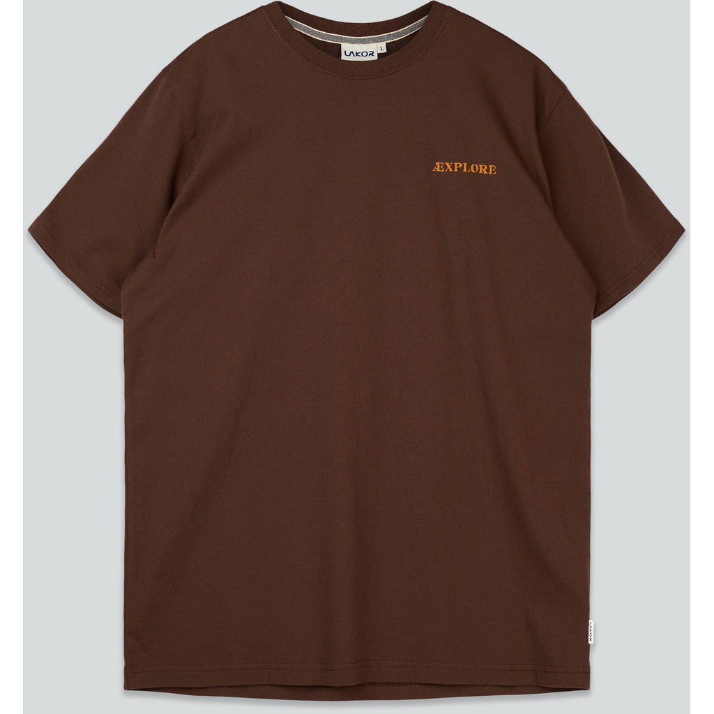 Lakor Yoga Elg T-shirt - Herre T-shirt med Skandinavisk Elg Humor