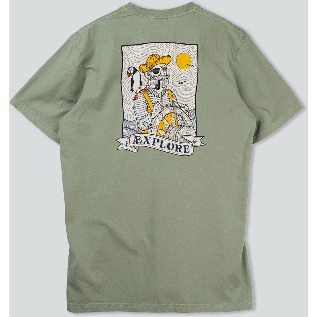 Lakor Havpapegøje T-shirt - Herre T-shirt med Lunde Design