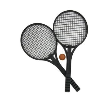 Strandtennis, sort 53x23