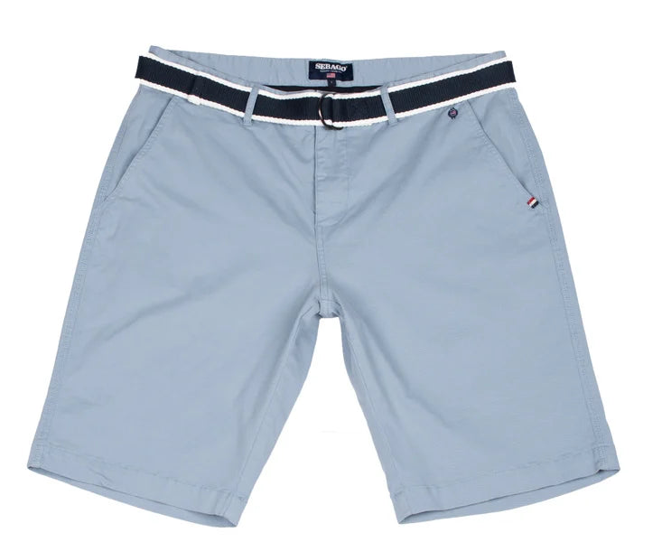 Sebago DKS Bermudashorts med bælte - Stone Grey