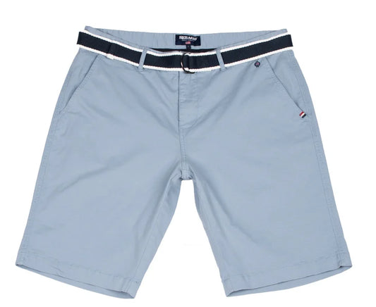 Sebago DKS Bermudashorts med bælte - Stone Grey