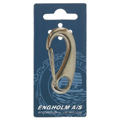 J Fjederhage rf 70 mm m/lukket øje      Brud 800 kg     1 stk.